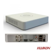 HAIKON DS-7104HGHI-F1 4 KANAL 720P HD-TVI / analog ve AHD kameraları destekler • 1080P lite çözünürlüğe kadar tam kanal - 1